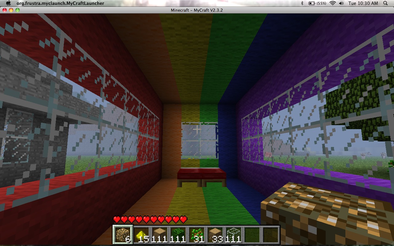 RAINBOW HOUSE Minecraft Map